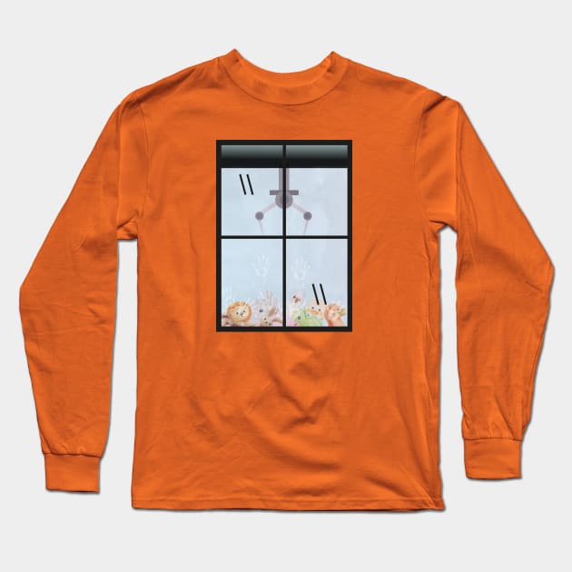 Behind The Claw Long Sleeve T-Shirt by AlmostMaybeNever